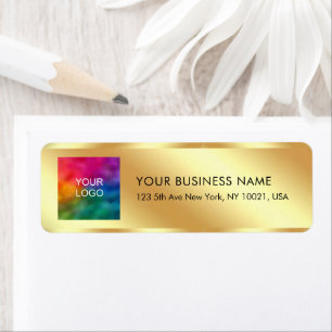 Laden Sie Ihr Logo Elegant Gold-Typografie Modern