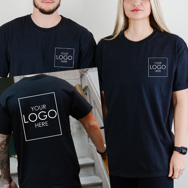 Laden Sie Ihr Logo für das Design von Unternehmen  T-Shirt (Von Creator hochgeladen)