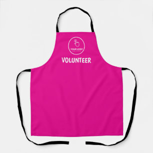 Laden Sie Ihr Logo ganz einfach in Pink hoch. Schürze