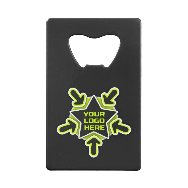 Laden Sie Ihr Logo hoch Geldbeutel Flaschenöffner (Rückseite)