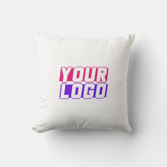 Laden Sie Ihr Logo hoch Kissen (Vorderseite)
