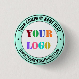 Laden Sie Ihr Logo hoch und fügen Sie Namensinform Button