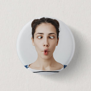 Laden Sie Ihr lustiges Gesichtsfoto Selfie hoch Button