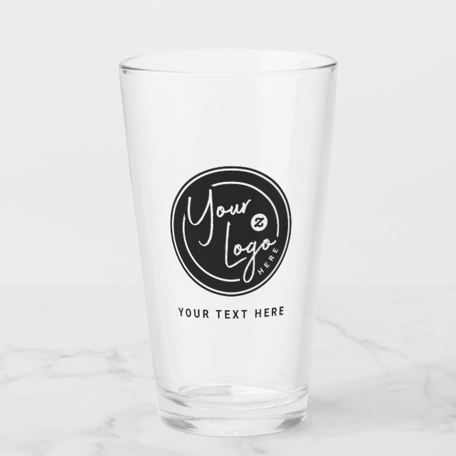 Laden Sie Ihr Markenlogo hoch Glas (Vorderseite)