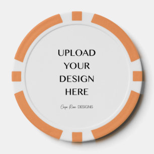 Laden Sie Ihre eigene designgeteerte Tasse hoch Pokerchips