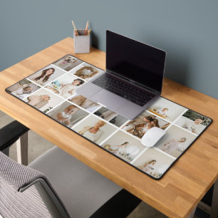 Laden Sie Ihre eigenen 18 Fotos Personalisiert hoc Schreibtischunterlage