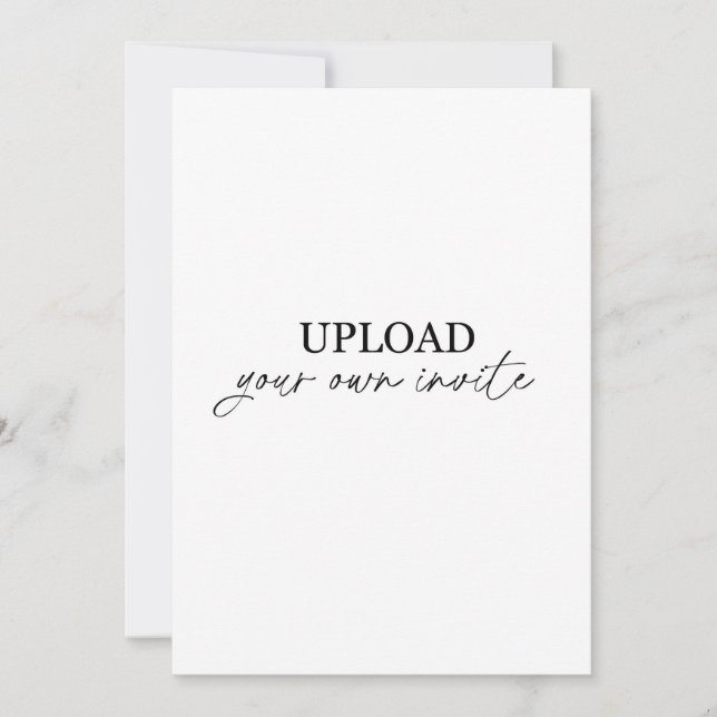 Laden Sie Ihre eigenen herunter Einladung (Vorderseite)