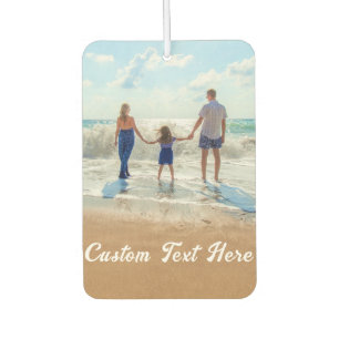 Laden Sie Ihre Foto-Auto-Luftverbesserer mit Textn Autolufterfrischer