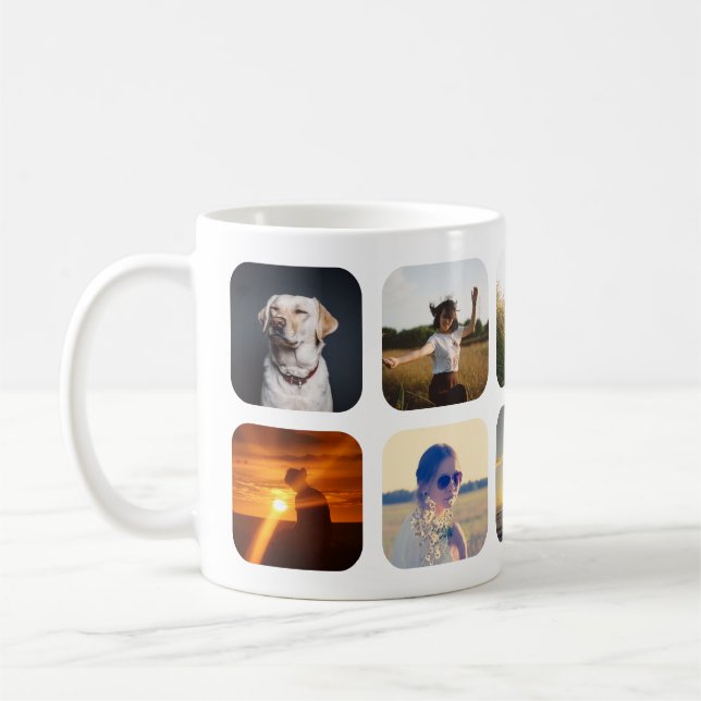 Laden Sie Ihre Foto-Kaffee-Tasse hoch Kaffeetasse (Links)