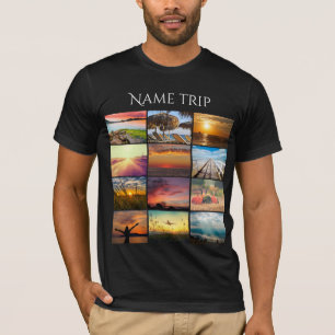 Laden Sie Ihre Foto- und Namensreise hoch T-Shirt