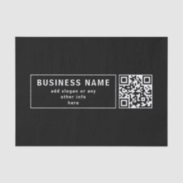 Laden Sie Ihren eigenen QR-Code und Ihren änderbar Seidenpapier