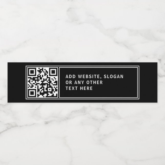 Laden Sie Ihren eigenen QR-Code und Ihren anpassba (Einzelnes Label)