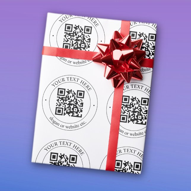 Laden Sie Ihren eigenen QR-Code und Ihren anpassba Geschenkpapier (Von Creator hochgeladen)