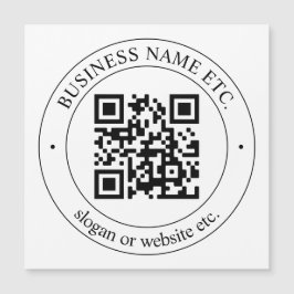 Laden Sie Ihren eigenen QR-Code und Ihren anpassba Magnetkarte