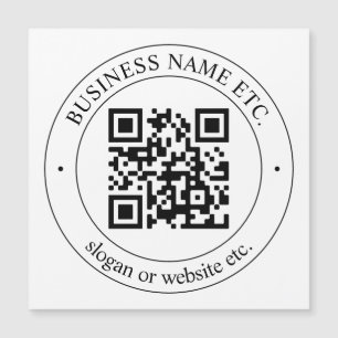Laden Sie Ihren eigenen QR-Code und Ihren anpassba Magnetkarte