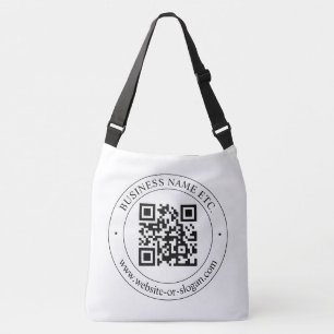 Laden Sie Ihren eigenen QR-Code und Ihren anpassba Tragetaschen Mit Langen Trägern
