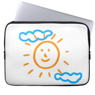 Laden Sie Kinder hoch, in denen Kids-Artwork Gezei Laptopschutzhülle