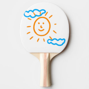 Laden Sie Kinder hoch, in denen Kids-Artwork Gezei Tischtennis Schläger