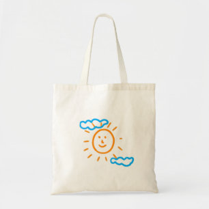 Laden Sie Kinder hoch, in denen Kids-Artwork Gezei Tragetasche