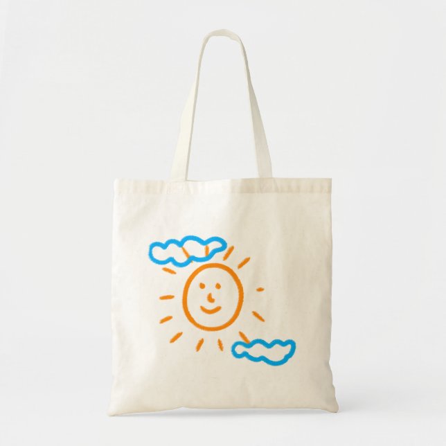 Laden Sie Kinder hoch, in denen Kids-Artwork Gezei Tragetasche (Vorne)