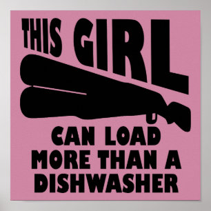 Laden Sie mehr als eine Geschirrspülmaschine Poster