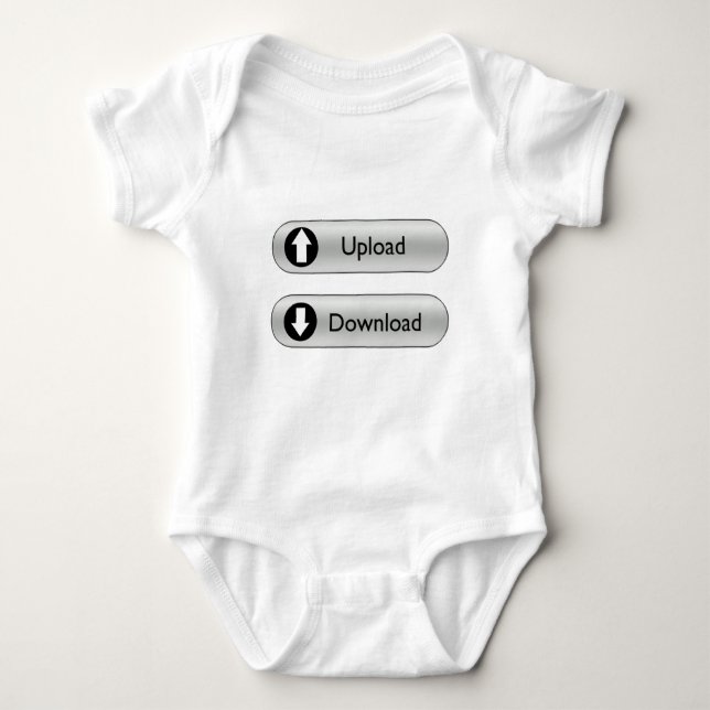 Laden Sie niedliches Baby online herunter Baby Strampler (Vorderseite)