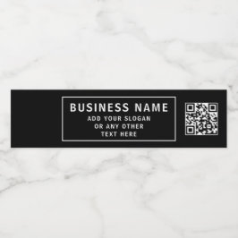 Laden Sie QR-Code oder Logo und anpassbaren Text h