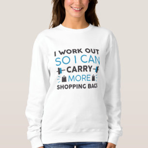 Laden von Einkaufstaschen Sweatshirt