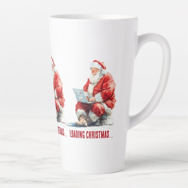 Laden Weihnachten Weihnachtsdesign Milchtasse (Rechts)