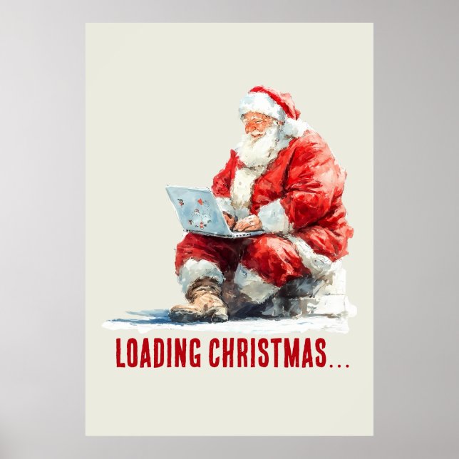 Laden Weihnachten Weihnachtsdesign Poster (Vorne)