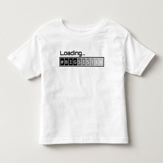 Ladende große Schwester Kleinkind T-shirt (Vorderseite)
