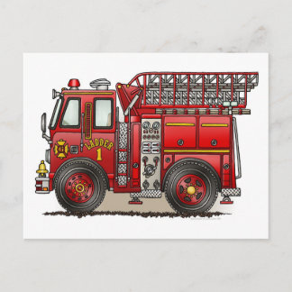 Ladenfeuer-Postkarte Postkarte