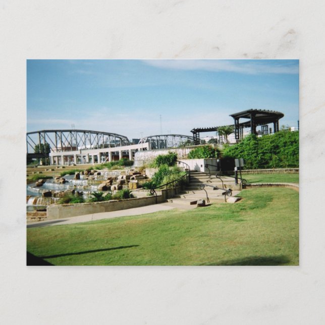 Ladengeschäft, Postkarte LA Riverfront (Vorderseite)