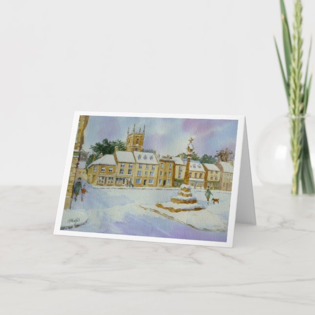 Laderaum auf dem Wold im Schnee Karte (Vorderseite)