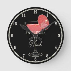 Ladies Nook Snug Elle Shutte Mur Horloge