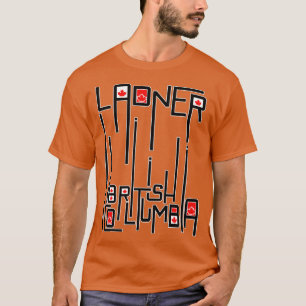 Ladner British Columbia Canada Flag T-Shirt