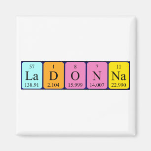 Ladonna Periodenmagnet Magnet