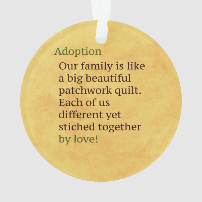 L'adoption est un patchwork (dos)