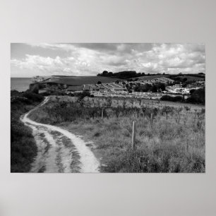 Ladram Bay Jurassic Coast Devon Poster