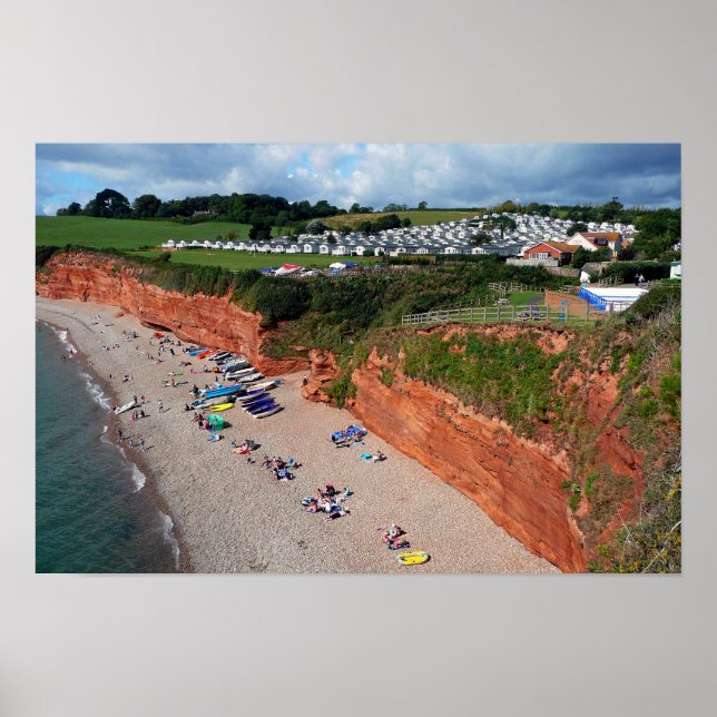 Ladram Bay Jurassic Coast Devon Poster (Vorne)