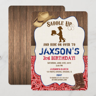 Lädt rustikaler Jungengeburtstag der Einladung