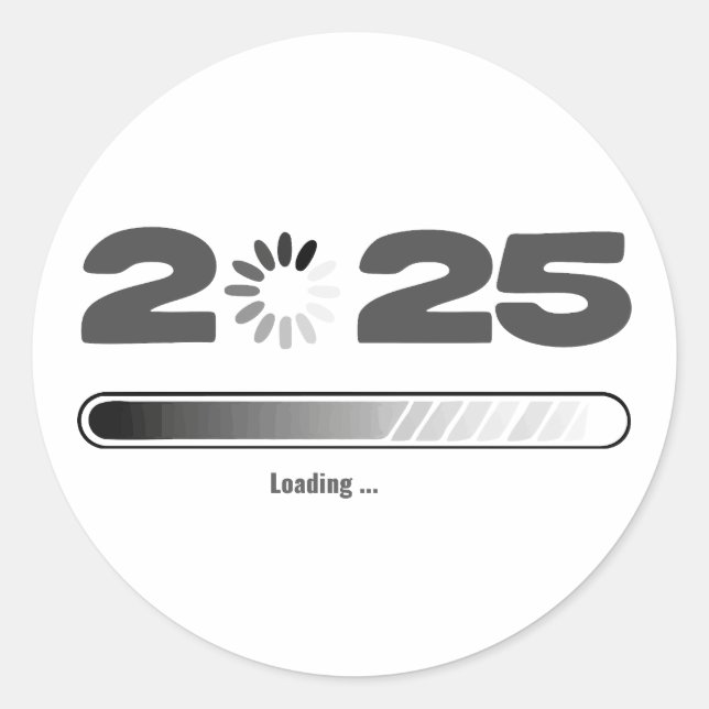 Ladung 2025 runder aufkleber (Vorderseite)