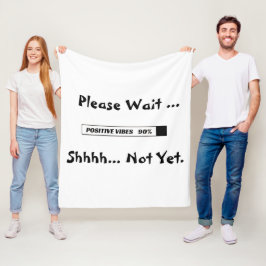 "Ladung Bar" Coole Motivierend Fleece Blanket