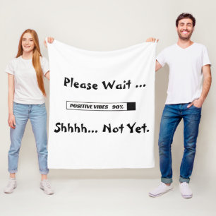 "Ladung Bar" Coole Motivierend Fleece Blanket