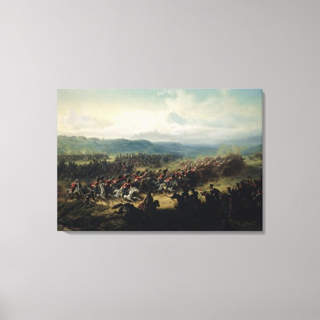Ladung der Light Brigade, 25. Oktober 1854 Leinwanddruck (Vorderseite)