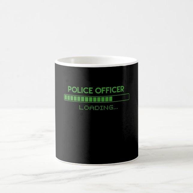 Ladung von Polizeibeamten Kaffeetasse (Mittel)