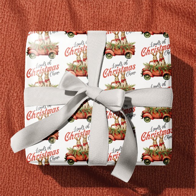 Ladung von Weihnachts-Tschernobschen in Red Truck Geschenkpapier (Von Creator hochgeladen)
