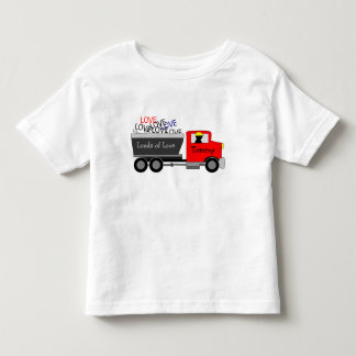 "Ladungen Liebe" LKW Kleinkind T-shirt