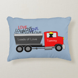 "Ladungen Liebe" LKW Personalisiert Dekokissen