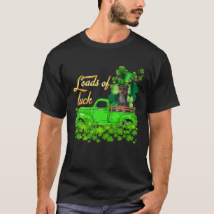 Ladungen Luck Truck Miniatur Pinscher St Patrick' T-Shirt